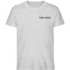 Lives Matter Logo in Schwarz - Herren Organic Melange Shirt-6892