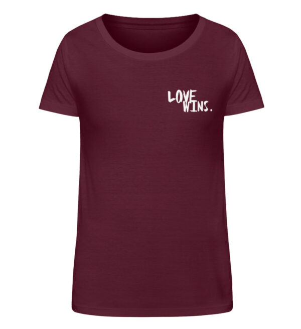 Love Wins.  - Damen Organic Shirt – Bild 2