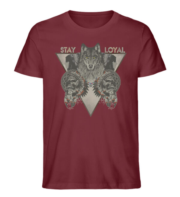 Stay Loyal.  - Herren Premium Organic Shirt – Bild 3