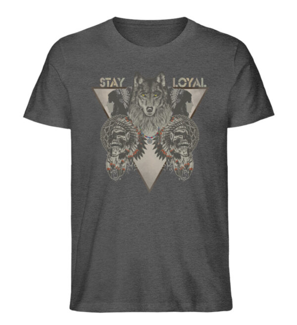 Stay Loyal.  - Herren Premium Organic Shirt – Bild 4