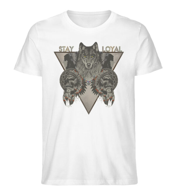 Stay Loyal.  - Herren Premium Organic Shirt – Bild 5