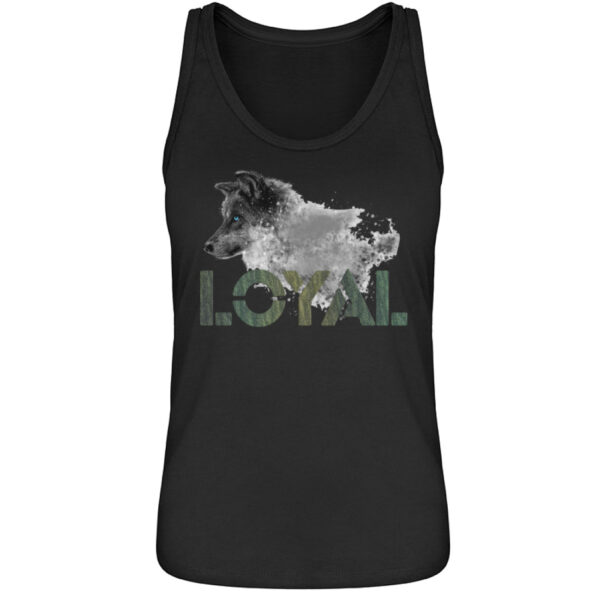 Loyal Wolf - Wood - Damen Premium Organic Tanktop ST/ST-16