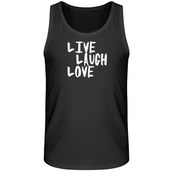 Live, Laugh, Love - Herren Organic Tank-Top-16