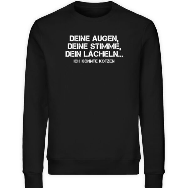 Ich könnte kotzen - Unisex Organic Sweatshirt-16