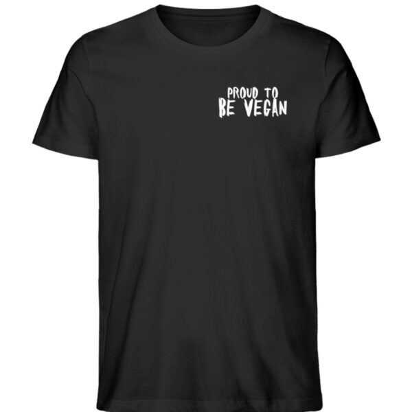 Proud to be Vegan - Herren Premium Organic Shirt-16