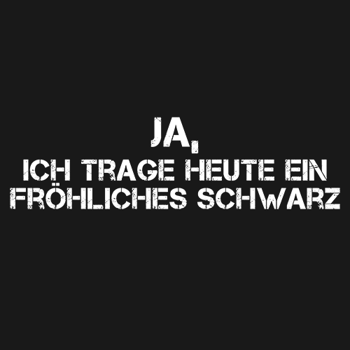 Fröhliches-schwarz