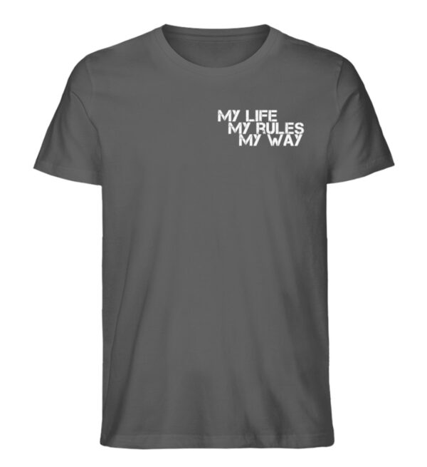 My Life, My Rules, My Way - Herren Premium Organic Shirt-6896