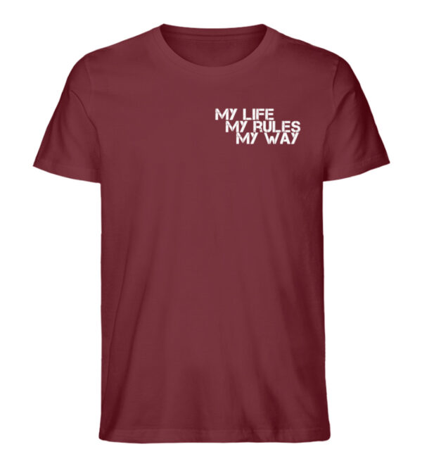 My Life, My Rules, My Way - Herren Premium Organic Shirt-6883