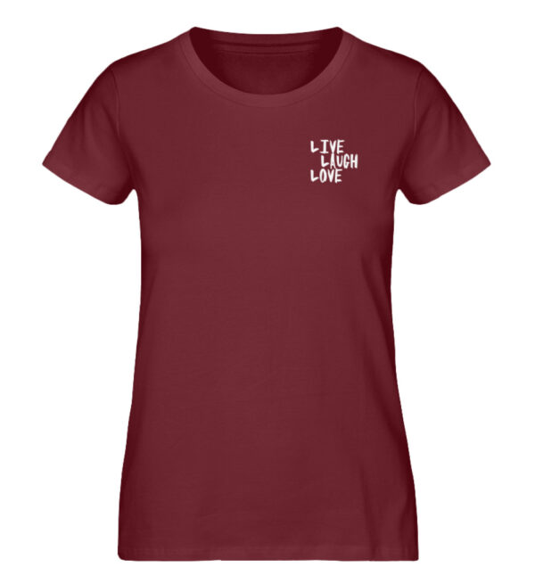 Live, Laugh, Love - Damen Premium Organic Shirt-6883