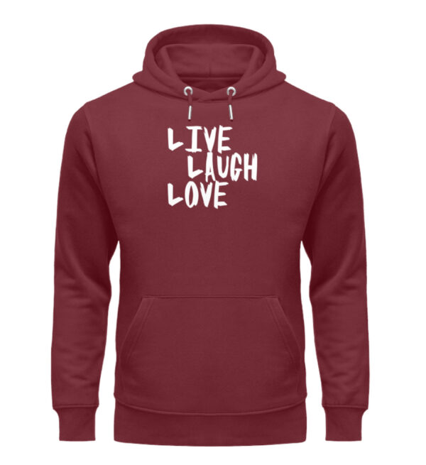 Live, Laugh, Love - Unisex Organic Hoodie-6883