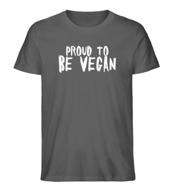 Proud to be Vegan - Herren Premium Organic Shirt-6896