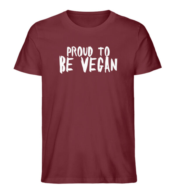 Proud to be Vegan - Herren Premium Organic Shirt-6883