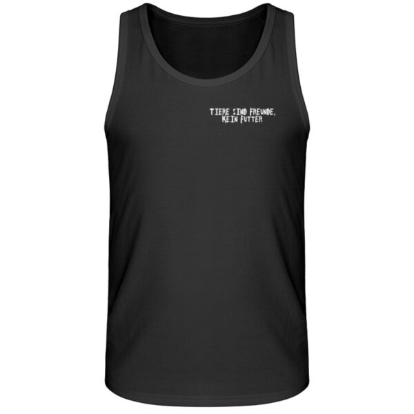 Tiere sind Freunde, kein Futter - Herren Organic Tank-Top-16