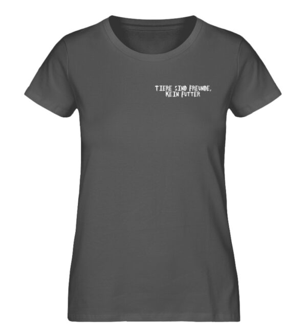 Tiere sind Freunde, kein Futter - Damen Premium Organic Shirt-6896