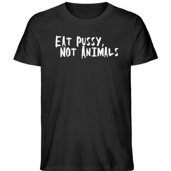 Eat Pussy, not Animals - Herren Premium Organic Shirt-16