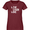 Live, Laugh, Love - Damen Premium Organic Shirt-6883