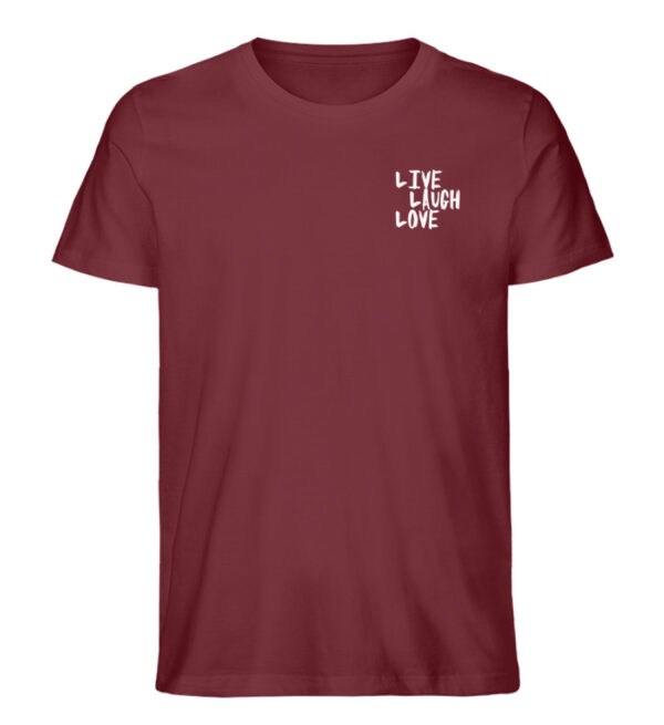 Live, Laugh, Love - Herren Premium Organic Shirt-6883