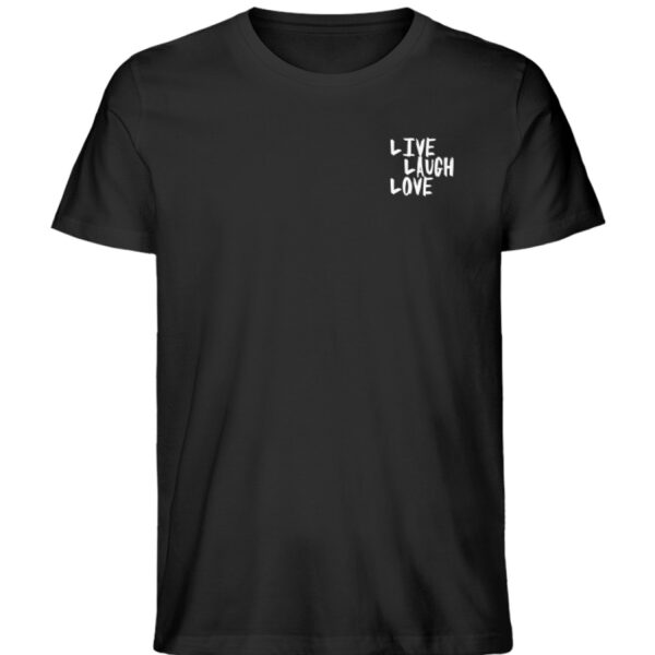 Live, Laugh, Love - Herren Premium Organic Shirt-16