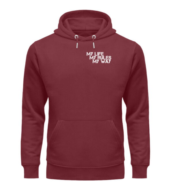 My Life, My Rules, My Way - Unisex Organic Hoodie-6883