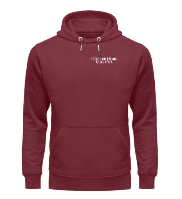 Tiere sind Freunde, kein Futter - Unisex Organic Hoodie-6883