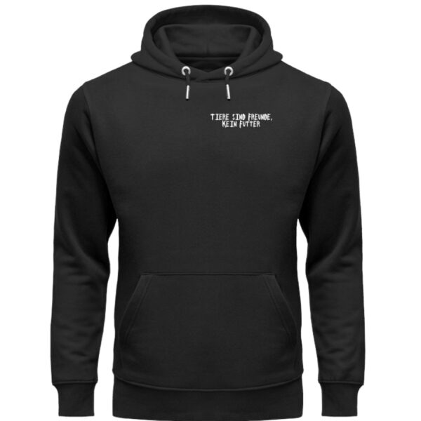 Tiere sind Freunde, kein Futter - Unisex Organic Hoodie-16