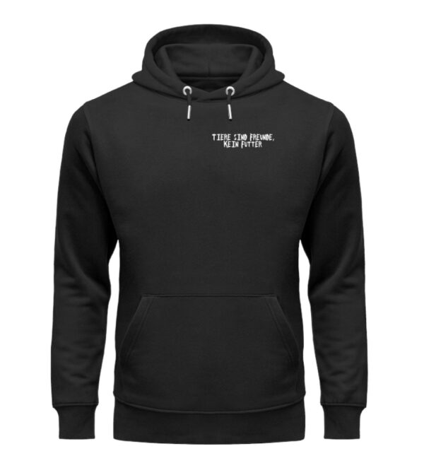 Tiere sind Freunde, kein Futter - Unisex Organic Hoodie-16