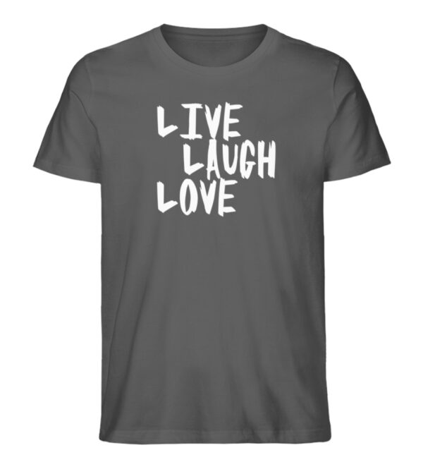 Live, Laugh, Love - Herren Premium Organic Shirt-6896