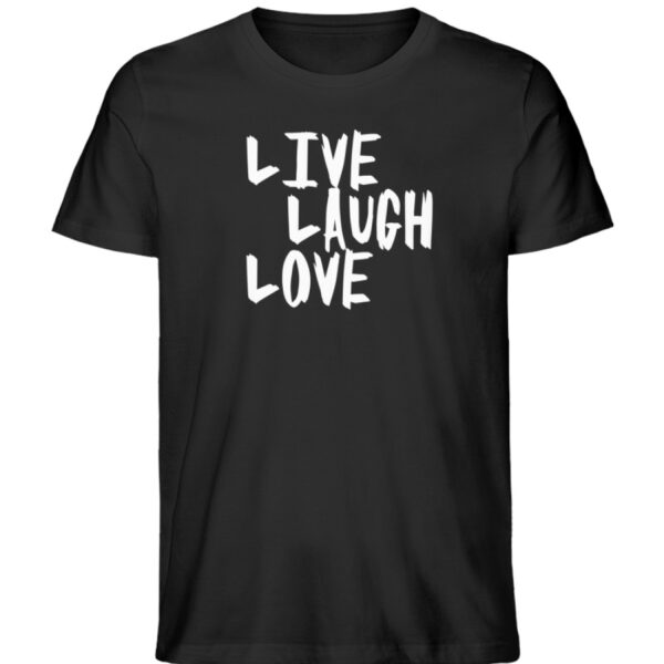 Live, Laugh, Love - Herren Premium Organic Shirt-16