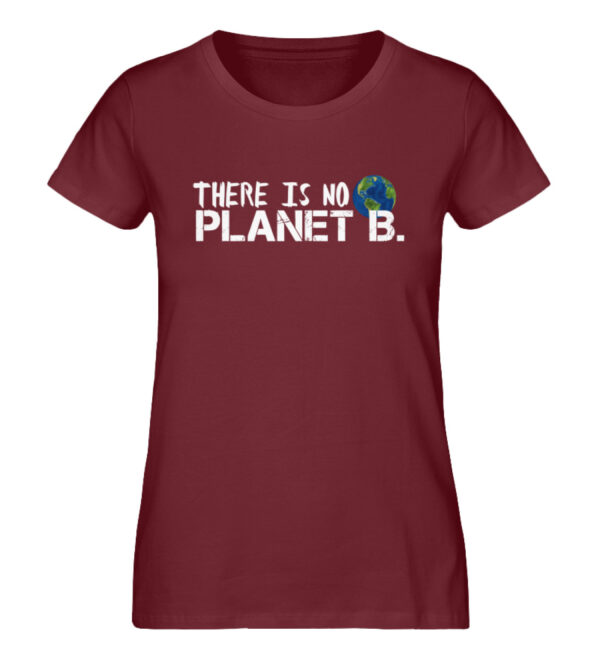 There is no Planet B. - Damen Premium Organic Shirt-6883