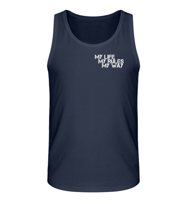 My Life, My Rules, My Way - Herren Organic Tank-Top-6887