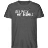 Eat Pussy, not Animals - Herren Organic Melange Shirt-6898