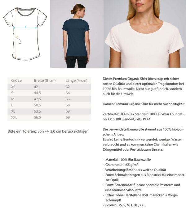 Vegan - Nur um dich zu ärgern  - Damen Premium Organic Shirt – Bild 5